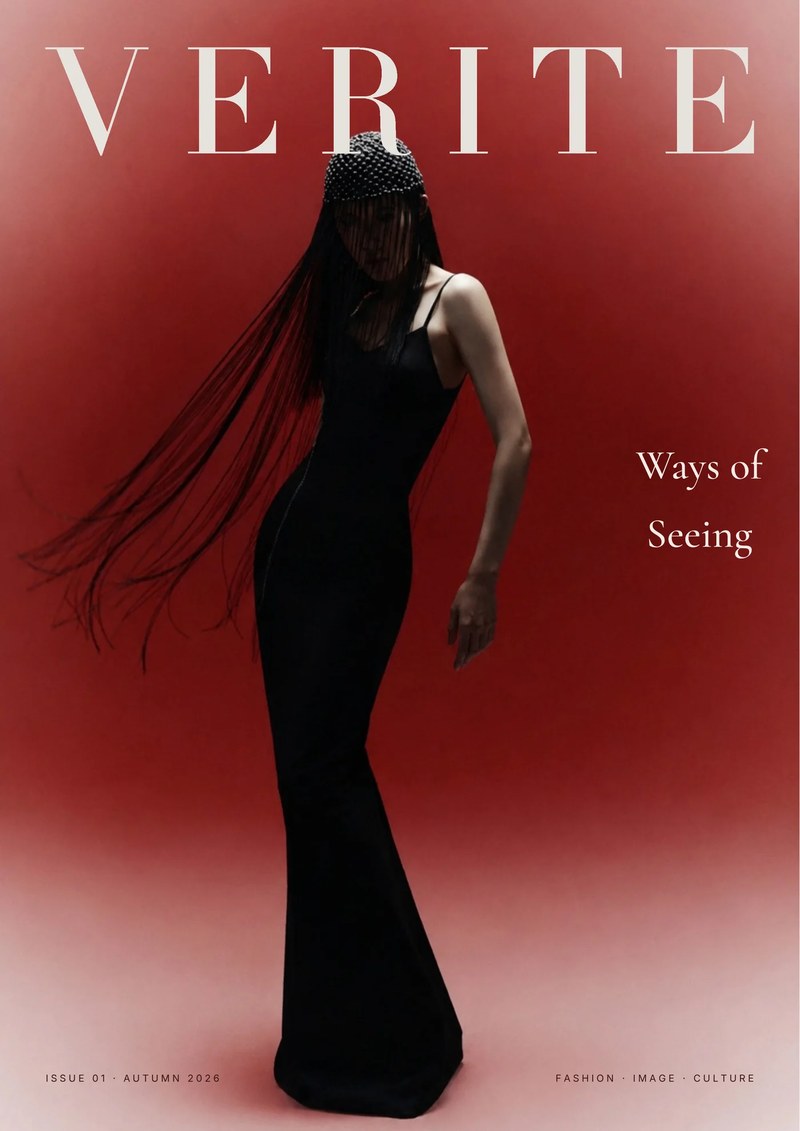 VERITE Magazine, Sayı 01 kapağı: aynı kare VERITE logosu ve Ways of Seeing yazısıyla